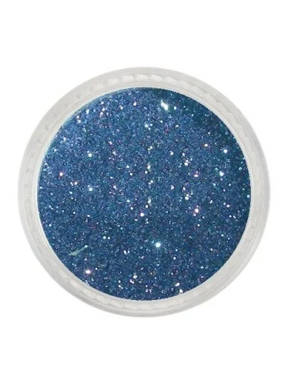 Glitterpuder blau metallic fein 14