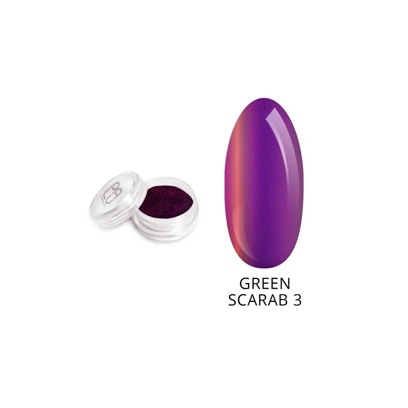 3 Green Scarab Glitterpuder 0,6 g PaluCosmetics