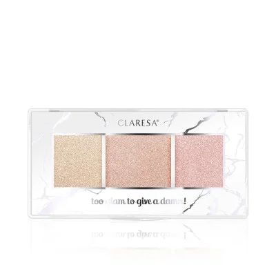 Highlighter-Palette Too glam to give a damn 12 Golden Glow Claresa