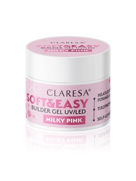 Builder Gel Soft&Easy Milky Pink 90g Claresa