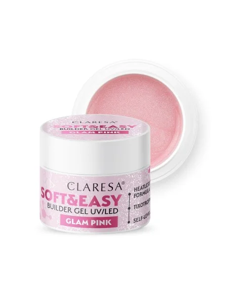 Builder Gel Soft&Easy Glam Pink 12g Claresa