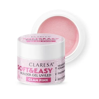 Builder Gel Soft&Easy Glam Pink 12g Claresa