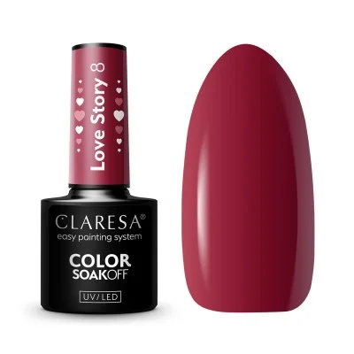 08 Love Story UV Nagellack 5 ml Claresa