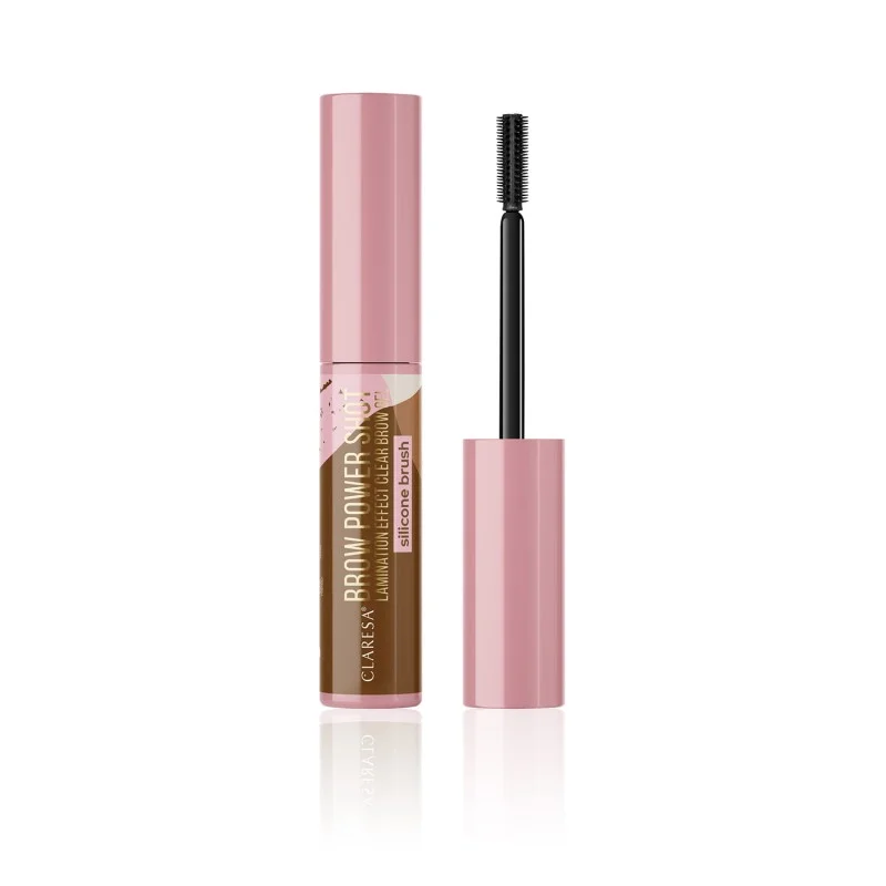 Brow Power Shot Transpatenter Gel für Augenbrauen-Styling 8g Claresa