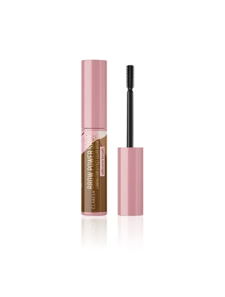 Brow Power Shot Transpatenter Gel für Augenbrauen-Styling 8g Claresa